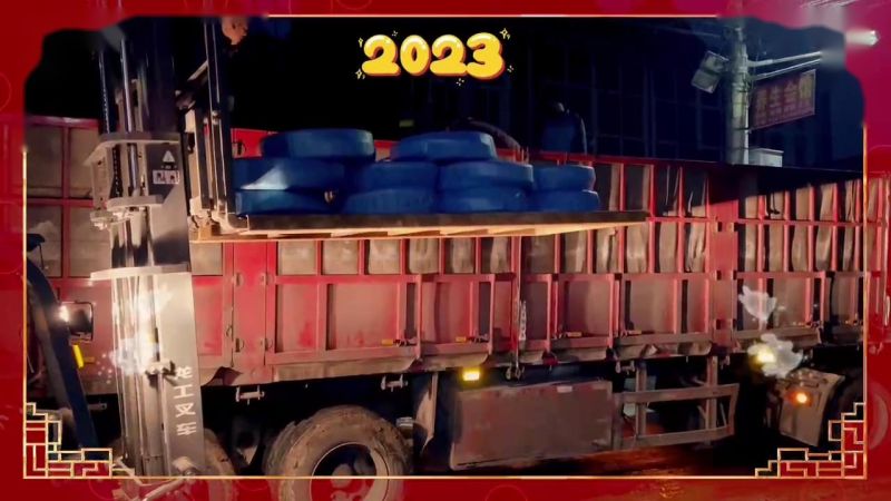 2023-01-15封孔器、注漿封孔料、氣動注漿泵、瓦斯抽放管、鋼絲鏈接軟管-滿滿一車發往山西